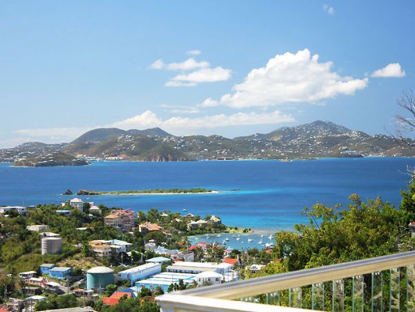 Cruz Bay Four Bedroom Hillside Home with Spectacular Views