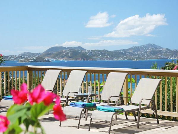 Cruz Bay Four Bedroom Hillside Home with Spectacular Views