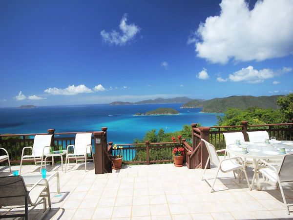 St John Vacation Rental Pool Home & Full Ocean Views