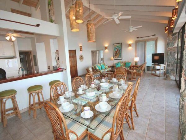 St John Vacation Rental Pool Home & Full Ocean Views