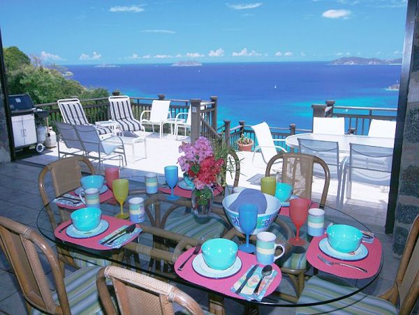 St John Vacation Rental Pool Home & Full Ocean Views