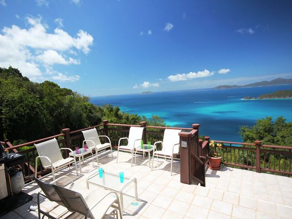 St John Vacation Rental Pool Home & Full Ocean Views