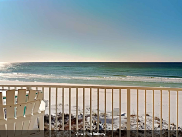 Unbeatable views from Miramar Beach condo rental