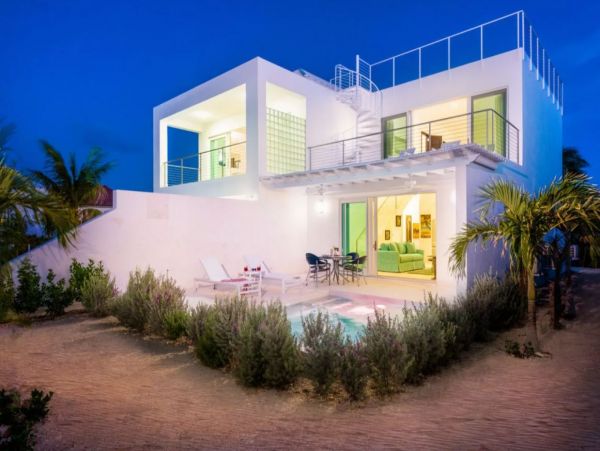 Two Bedroom Beachfront Vacation Villa in Turks and Caicos