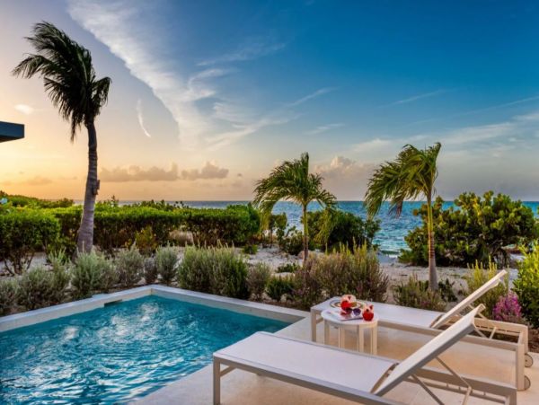 Two Bedroom Beachfront Vacation Villa in Turks and Caicos