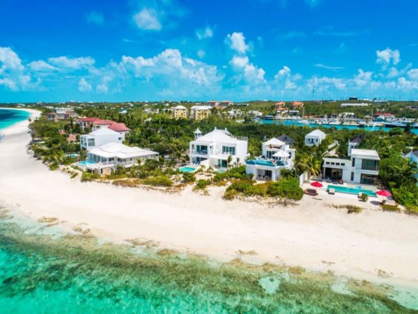 Two Bedroom Beachfront Vacation Villa in Turks and Caicos