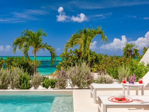 Two Bedroom Beachfront Vacation Villa in Turks and Caicos