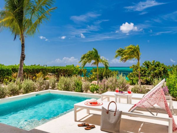 Two Bedroom Beachfront Vacation Villa in Turks and Caicos