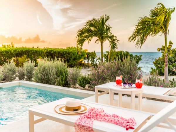 Two Bedroom Beachfront Vacation Villa in Turks and Caicos