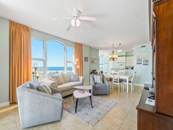 3 Bedroom Gulf front Condo with tennis court, fitness center and private beach access