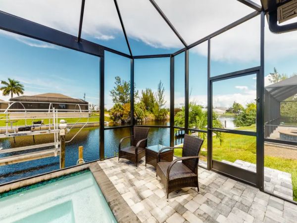 Luxury Cape Coral Vacation Home With Boat Dock Sleeps 8