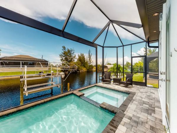 Luxury Cape Coral Vacation Home With Boat Dock Sleeps 8