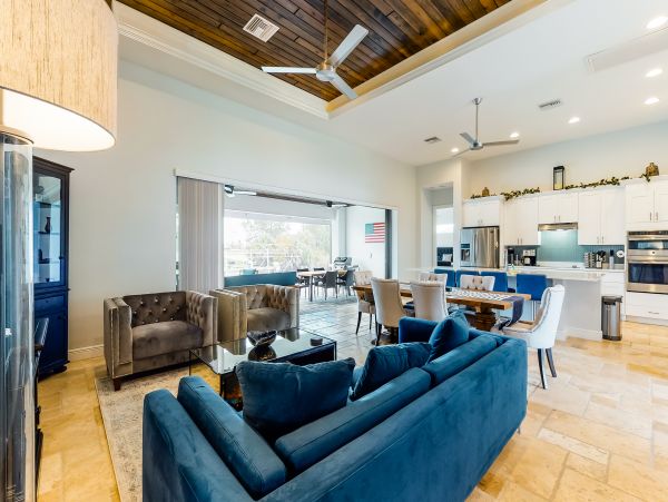 Luxury Cape Coral Vacation Home With Boat Dock Sleeps 8