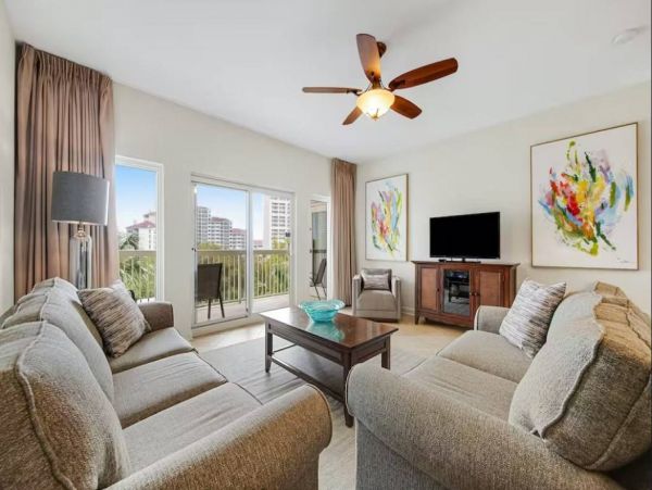 Miramar Beach 2 Bedroom Vacation Condo with Beach View