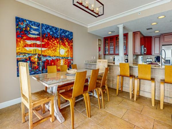 Three Bedroom Gulf Front Vacation Condo in Pensacola Beach