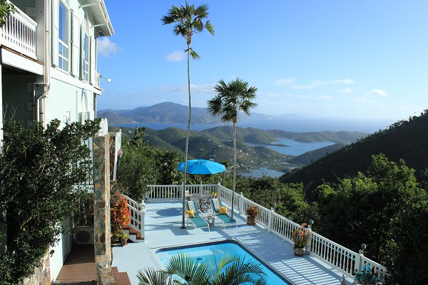 ST. JOHN VILLA 3 BEDROOM WITH VIEW AND POOL