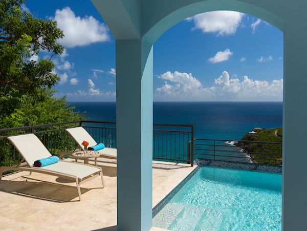 Oceanview St. John Vacation Pool Home 3 Bedrooms Ocean Views