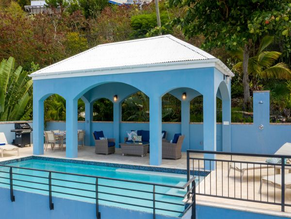 Oceanview St. John Vacation Pool Home 3 Bedrooms Ocean Views