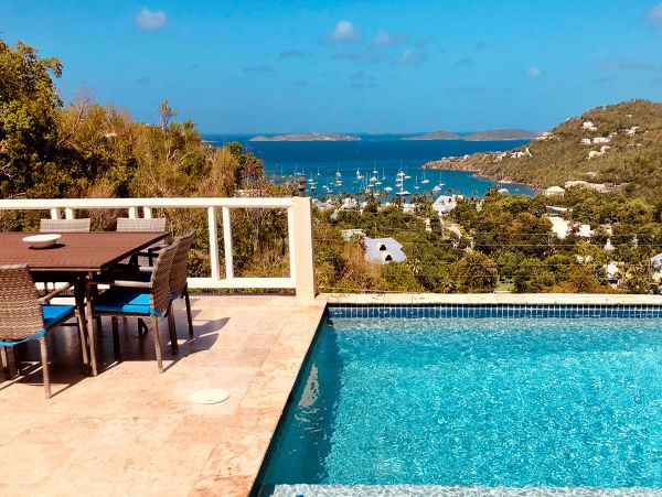 Bay View 4 Bedroom Home with Private Pool & Deck in St. John