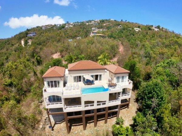 Bay View 4 Bedroom Home with Private Pool & Deck in St. John