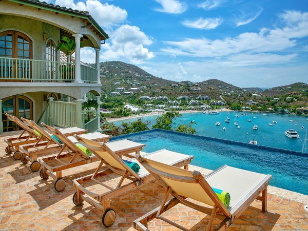Luxurious St. John Villa Infinity Pool and Stunning Ocean Views