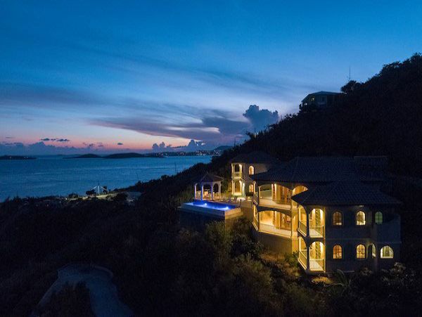 Luxurious St. John Villa Infinity Pool and Stunning Ocean Views