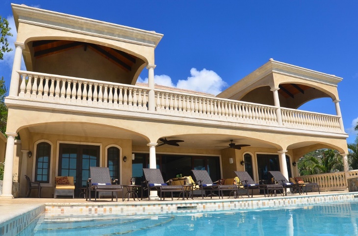 Luxury St John Beachfront Villa Overlooking Bay Sleeps 10