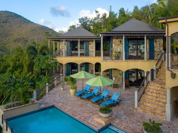 Oceanview St. John Vacation Home Five Bedroom