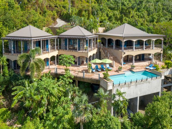 Oceanview St. John Vacation Home Five Bedroom
