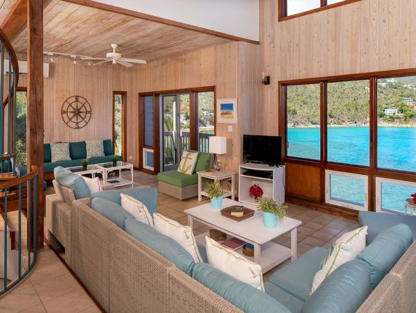 Oceanfront St. John Four Bedrooms Pool Villa