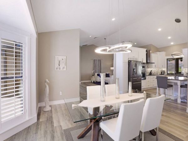 Contemporary Canal Front Home Private Pool in Marco Island