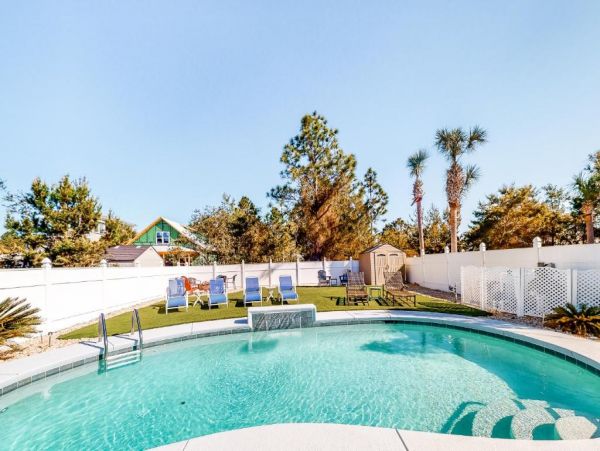 Santa Rosa Beach Vacation Pool Home Four Bedroom