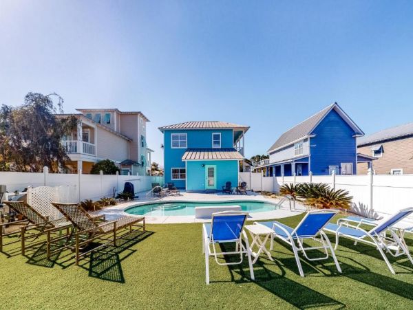 Santa Rosa Beach Vacation Pool Home Four Bedroom
