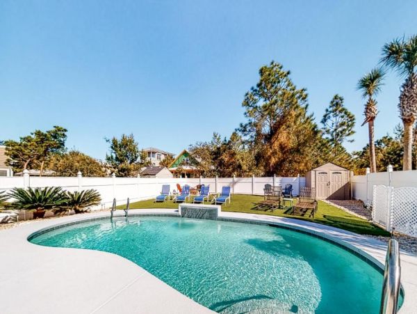 Santa Rosa Beach Vacation Pool Home Four Bedroom