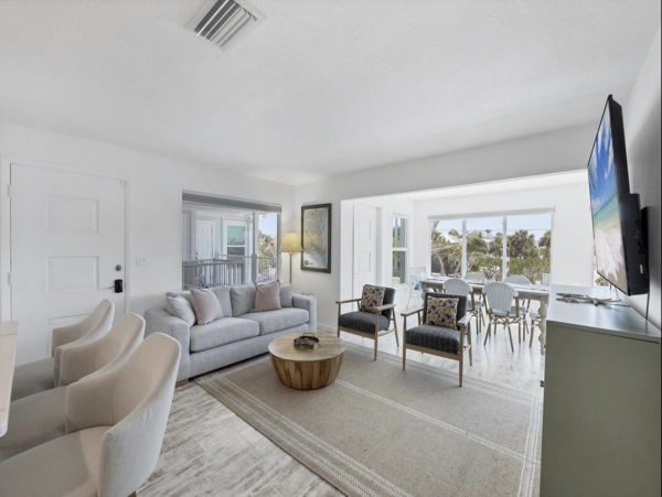 Beachfront Boca Grande 3 Bedroom Vacation Condo Sleeps Six