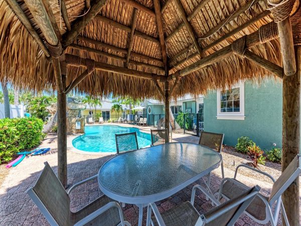Anna Maria Island Vacation Villa - Two Bedroom Rental with Pool & Waterfall