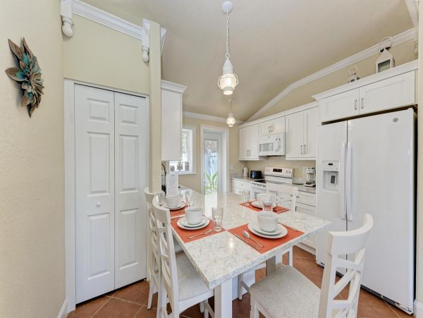 Anna Maria Island Vacation Villa - Two Bedroom Rental with Pool & Waterfall