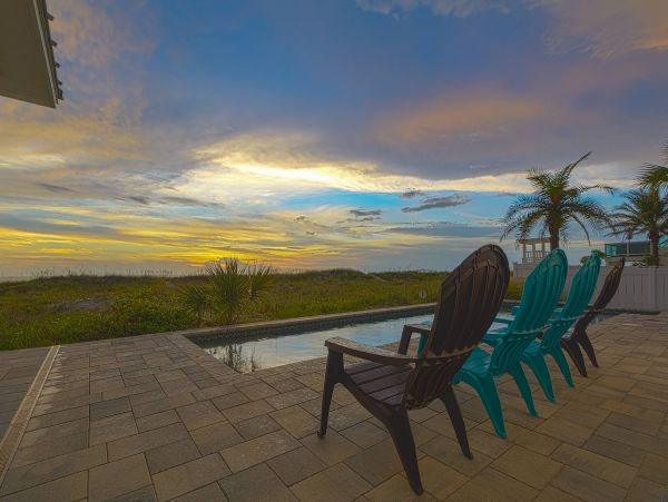 Beachfront Clearwater Four Bedroom Vacation Home with Pool