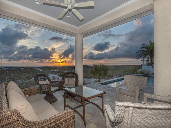 Beachfront Clearwater Four Bedroom Vacation Home with Pool