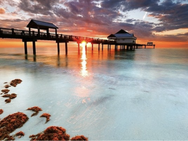Clearwater Waterfront Vacation Condo Sleeps 10 Rare Find! Three Min Walk to the Sand!