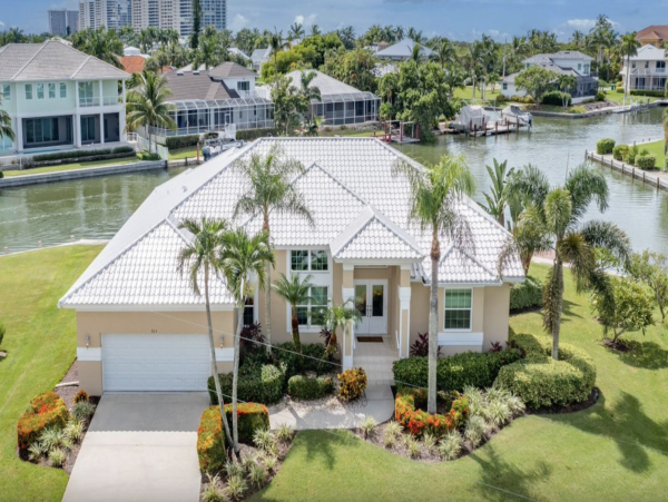 Walk to Tigertail Beach from this Pool Vacation Home Marco