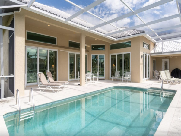 Walk to Tigertail Beach from this Pool Vacation Home Marco