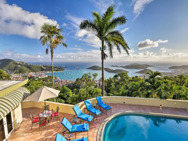 Harbour Views St. Thomas Vacation Rental Home with Pool