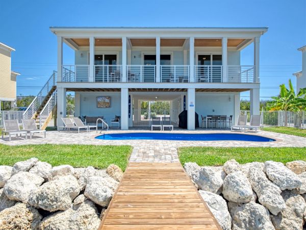 Sombrero Beach Four Bedroom Canal Front Vacation Home