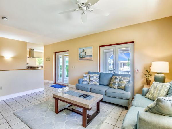 Three Bedrooms Canal Front Home in Summerland Key