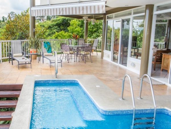 Ocean View Four Bedroom Rental Home in Costa Rica Sleeps 12
