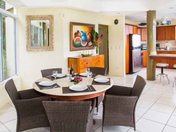 Ocean View Four Bedroom Rental Home in Costa Rica Sleeps 12