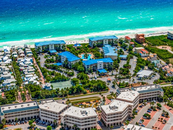 On Beach Vacation Condo Three Bedroom in Inlet  Beach