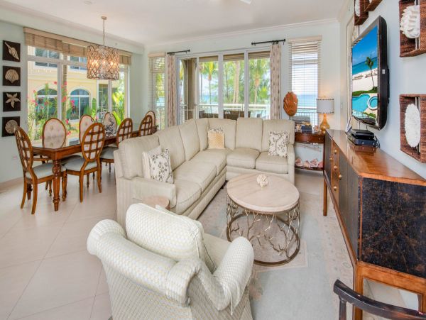 Second Floor 4 Bedroom Corner Unit with Beautiful Views of Seven Mile Beach