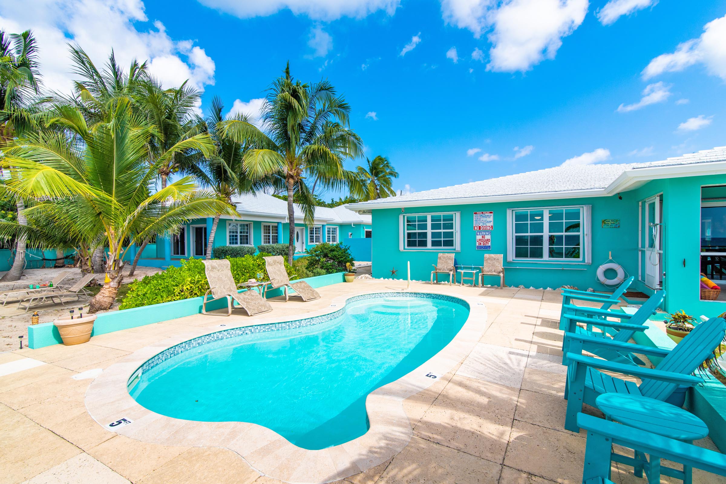 Old Man Bay 2 Bedroom Beach Rental with Pool Six Guests
